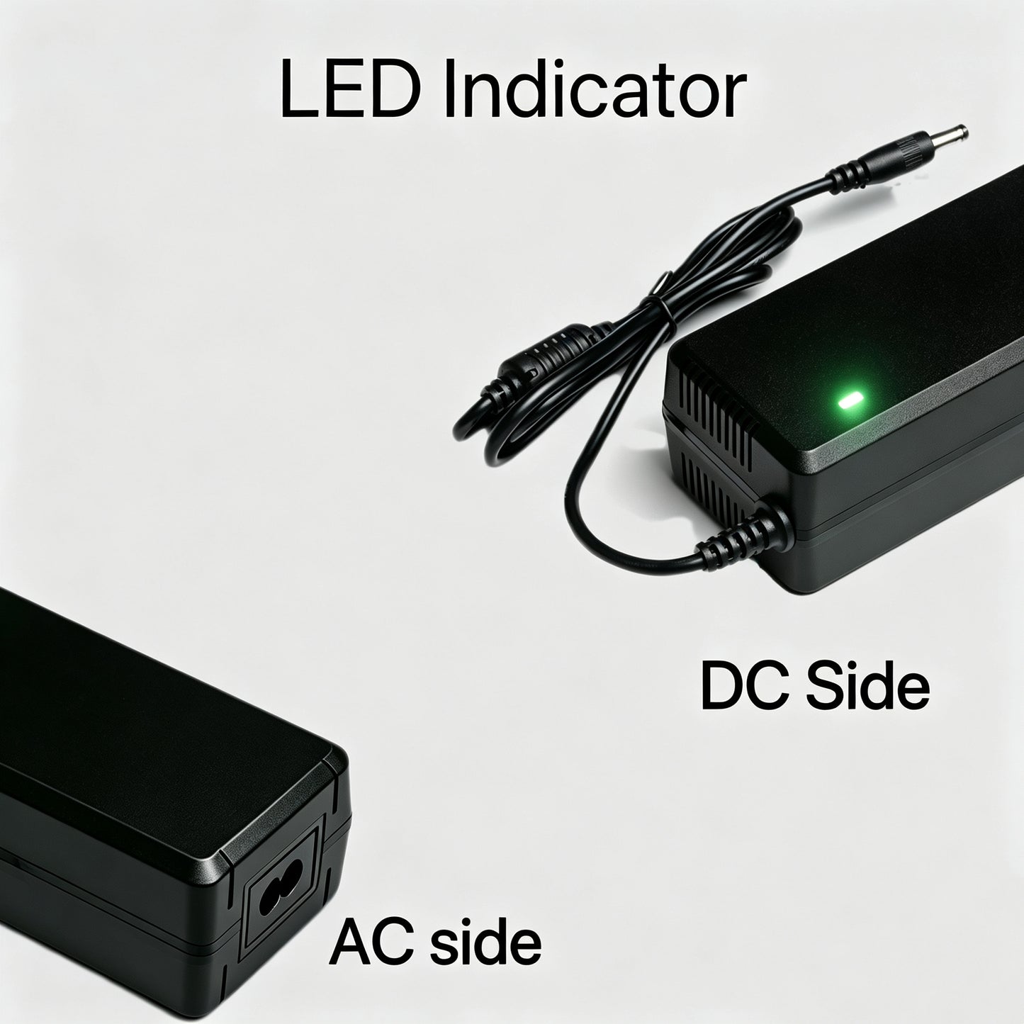 Scooter charger 48V(Max Output 54.6V) 2A DC connector 8mm（CE Certified )