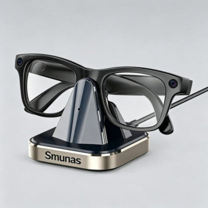 Smunas Charging Stand for Meta Ray-Ban Glasses AI Wayfarer(Gen1/2) Skyler(Gen1/2)