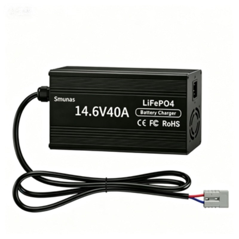 Smunas 14.6V40A  Lithium Battery Charger Perfect for 12V LiFePO4 Battery,RVs ,Homes and more .