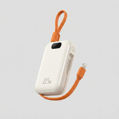 Smunas ultra-thin Power Bank with Handle  and Flashlight ,10000mAh,PD22.5W,Fast charging for Phone,iPad and more
