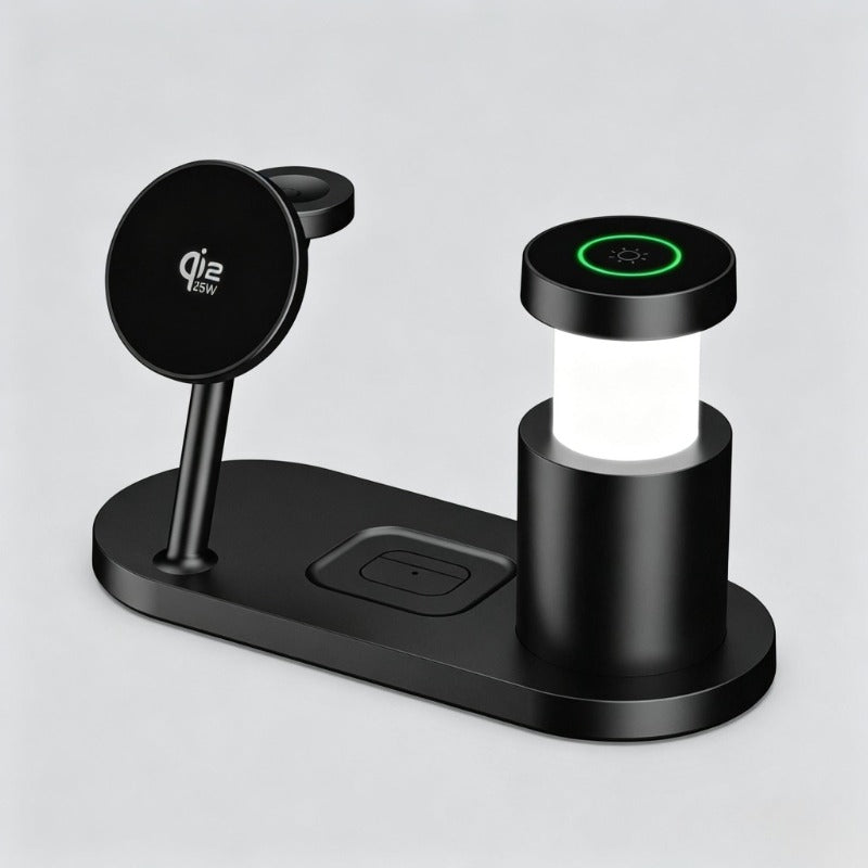 Smunas Fast Charger station Qi 2 25W  for Magsafe,Apple Device and Samsung