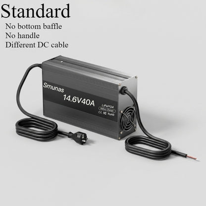 Smunas 14.6V40A LiFePO4 Battery charger,0V battery recovery for RV, solar and off-grid use