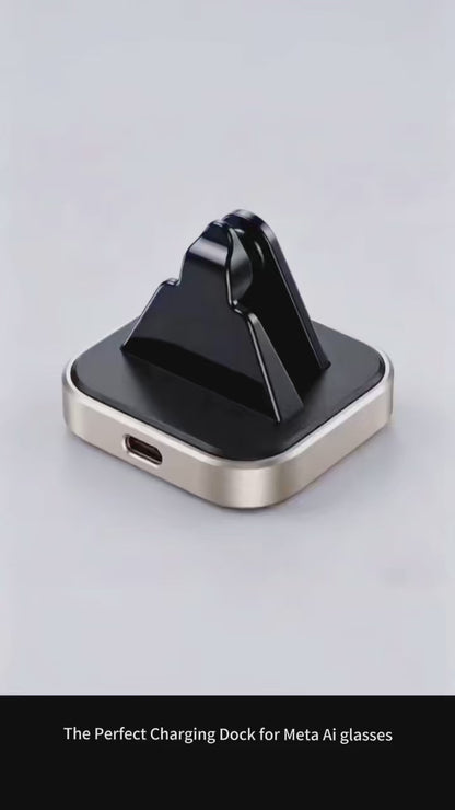 Smunas Charging Stand for Meta Ray-Ban Glasses AI Wayfarer(Gen1/2) Skyler(Gen1/2)