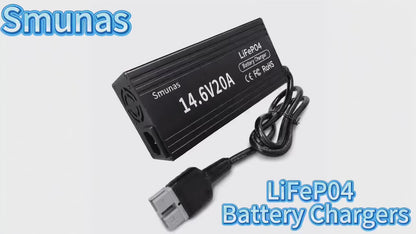 Smunas 14.6V40A  Lithium Battery Charger Perfect for 12V LiFePO4 Battery,RVs ,Homes and more .
