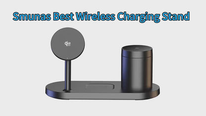 Smunas Fast Charger station Qi 2 25W  for Magsafe,Apple Device and Samsung